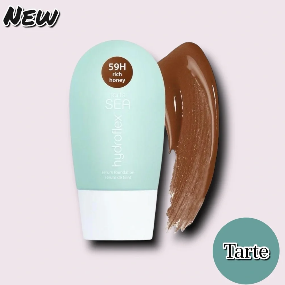 New Tarte SEA Hydroflex Serum Foundation – Shade 59H Rich Honey (30 mL / 1.01 f